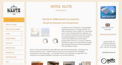Desktop Screenshot of hotel-klute.de